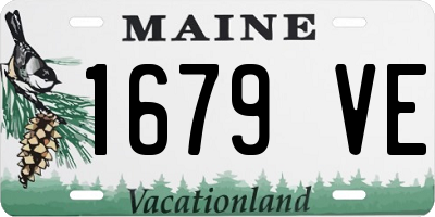 ME license plate 1679VE
