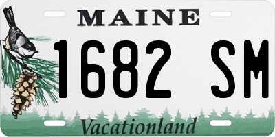 ME license plate 1682SM
