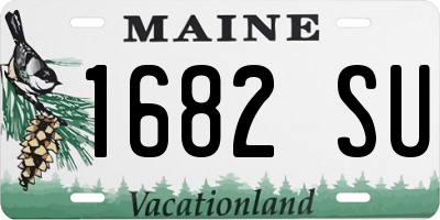 ME license plate 1682SU