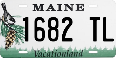 ME license plate 1682TL