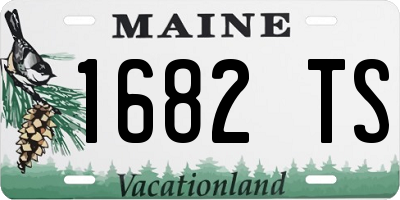 ME license plate 1682TS
