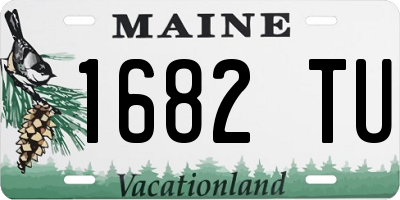 ME license plate 1682TU