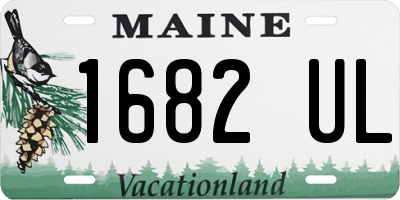 ME license plate 1682UL
