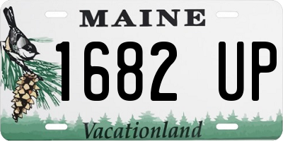 ME license plate 1682UP