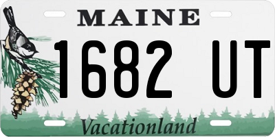 ME license plate 1682UT