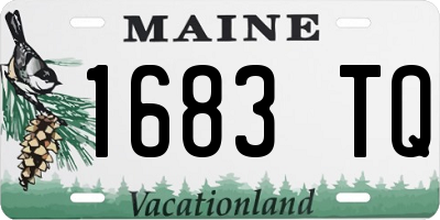 ME license plate 1683TQ
