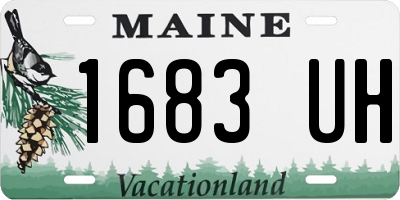 ME license plate 1683UH
