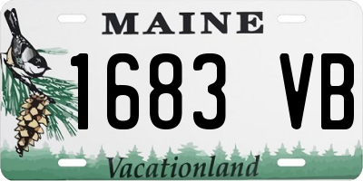 ME license plate 1683VB