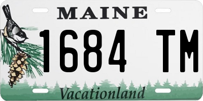 ME license plate 1684TM