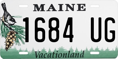 ME license plate 1684UG