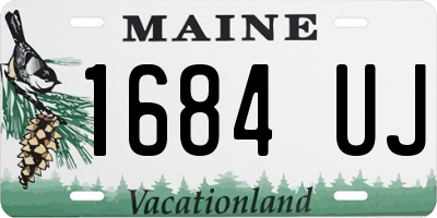 ME license plate 1684UJ