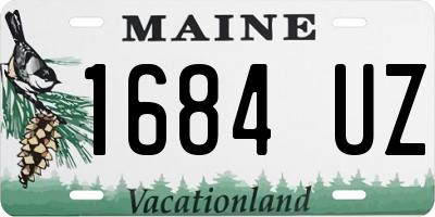 ME license plate 1684UZ