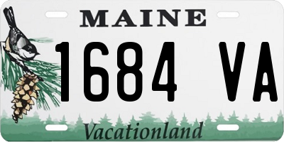 ME license plate 1684VA
