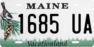 ME license plate 1685UA