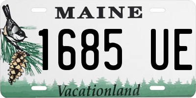 ME license plate 1685UE