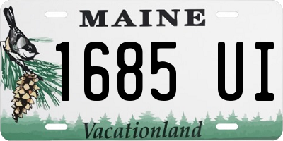 ME license plate 1685UI