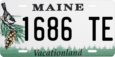 ME license plate 1686TE