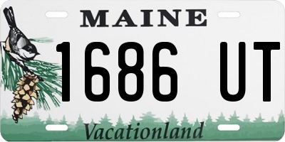 ME license plate 1686UT