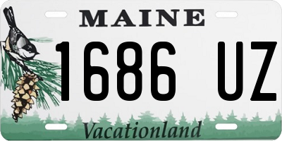 ME license plate 1686UZ