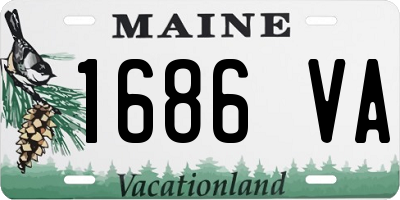 ME license plate 1686VA