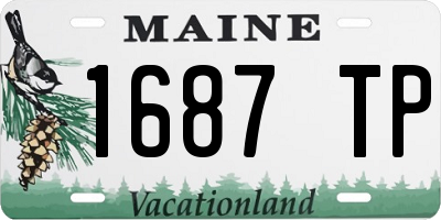 ME license plate 1687TP