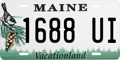 ME license plate 1688UI