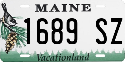 ME license plate 1689SZ