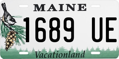 ME license plate 1689UE