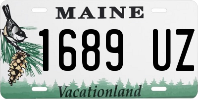 ME license plate 1689UZ