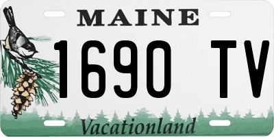 ME license plate 1690TV