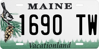 ME license plate 1690TW