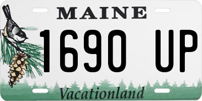 ME license plate 1690UP
