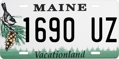 ME license plate 1690UZ