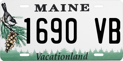 ME license plate 1690VB