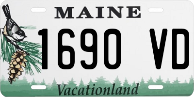ME license plate 1690VD