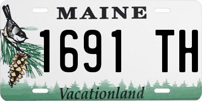 ME license plate 1691TH