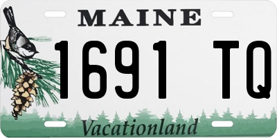 ME license plate 1691TQ