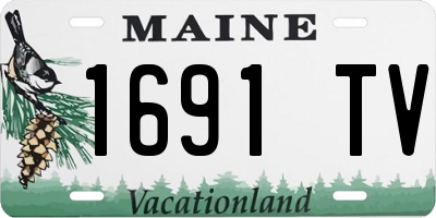 ME license plate 1691TV