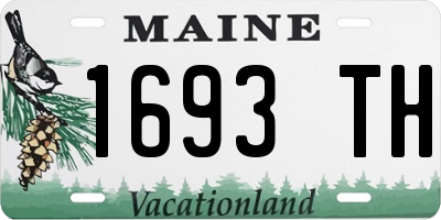 ME license plate 1693TH