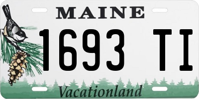 ME license plate 1693TI
