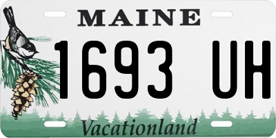 ME license plate 1693UH