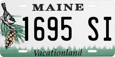 ME license plate 1695SI