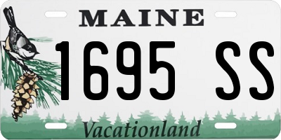 ME license plate 1695SS