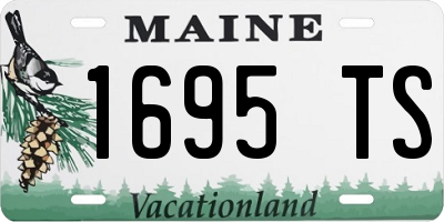 ME license plate 1695TS