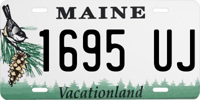 ME license plate 1695UJ