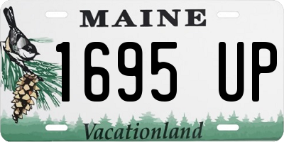ME license plate 1695UP
