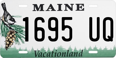 ME license plate 1695UQ