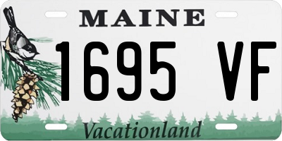 ME license plate 1695VF