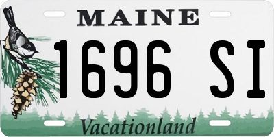 ME license plate 1696SI