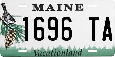 ME license plate 1696TA